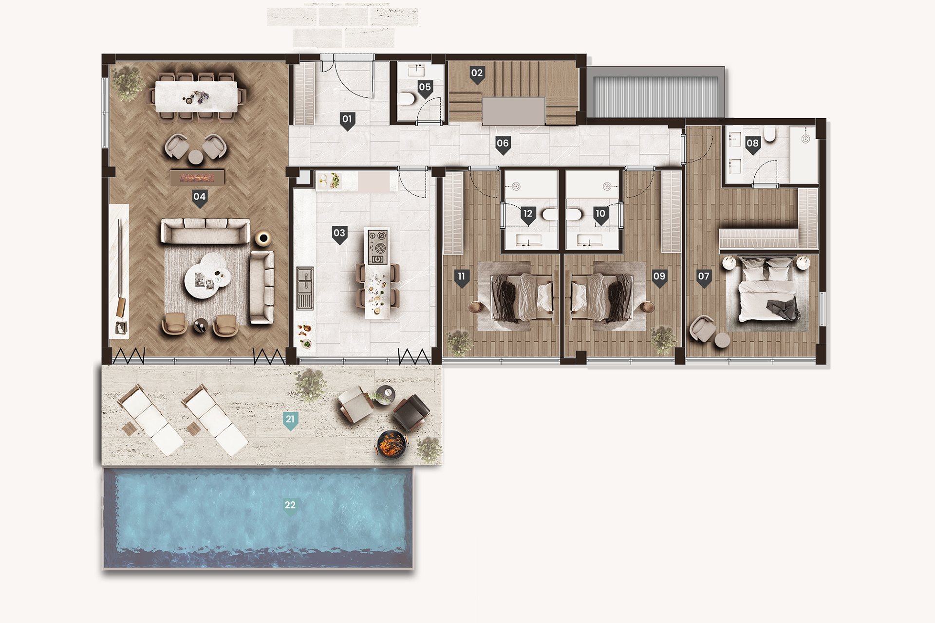 Villa Kat Planı
