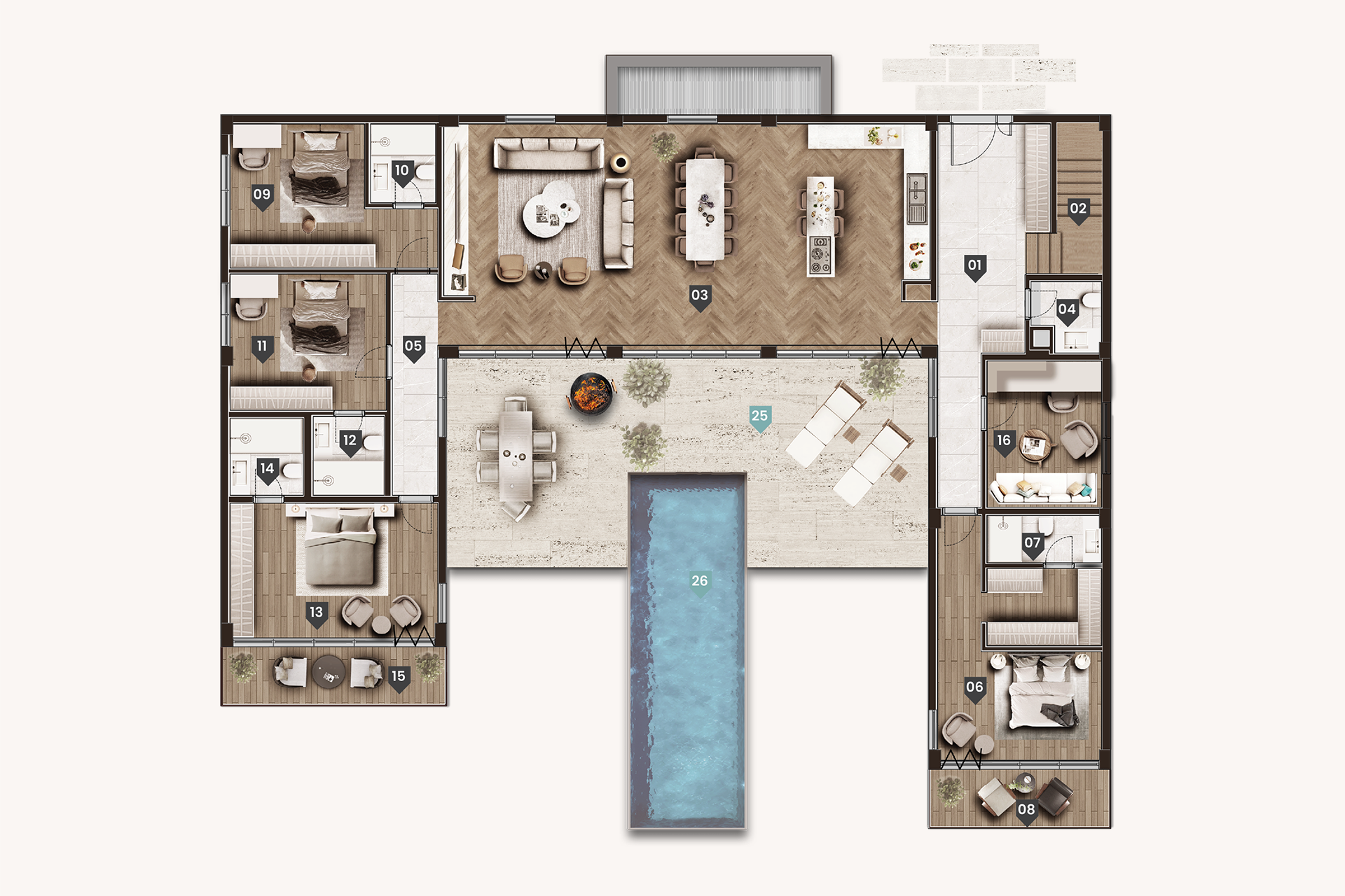 Villa Kat Planı