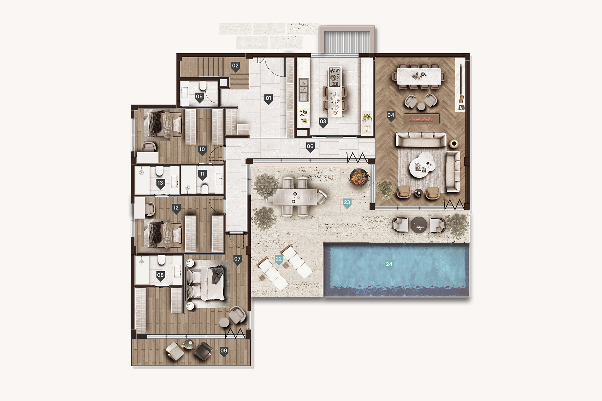 Villa Kat Planı